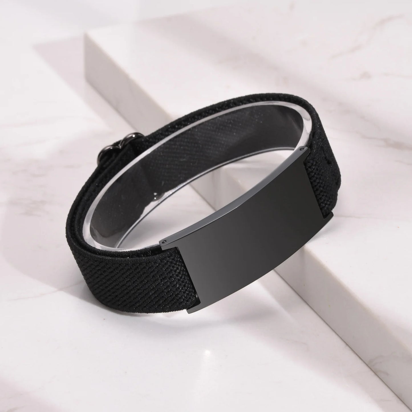 Vnox Custom Picture Photo Bracelets for Men Women, Adjustable Wristband, Personalized Image Text Name Momerial Bracelets Gift