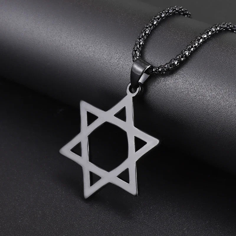Stylish Peace Map Stainless Steel Pendant Necklace for Men Women Arabic African Jamaican Amulet Jewelry