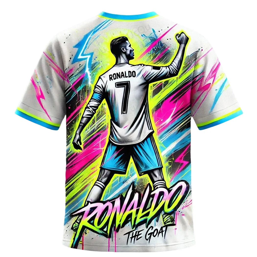 2025-26 CHATGPT Original Design New Arriavl The Goat Design Football Jersey Training Kit Oversized O-neck Soccer Tee