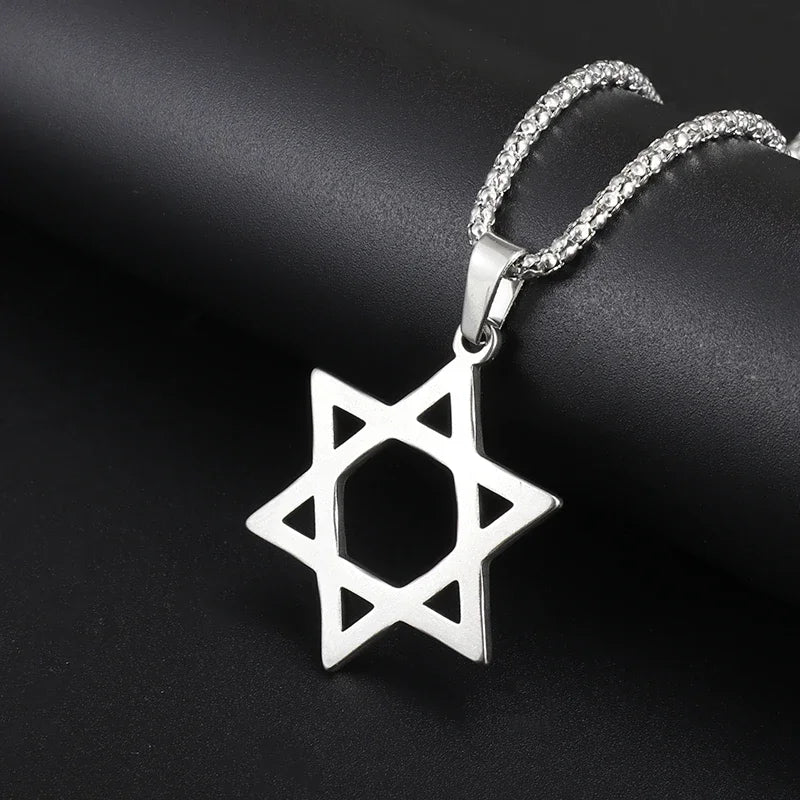 Stylish Peace Map Stainless Steel Pendant Necklace for Men Women Arabic African Jamaican Amulet Jewelry