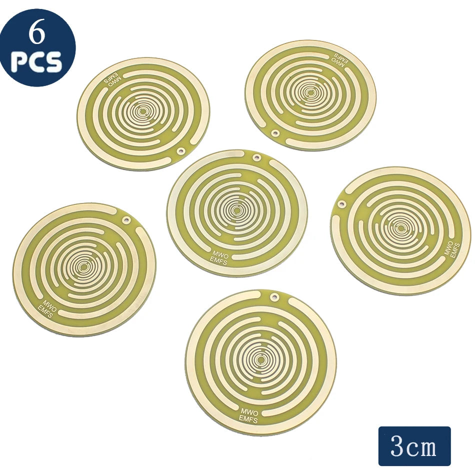 Tesla Polarizing Disk Double Sided Antenna Ornaments Polarization Energy Disk Georges Lakhovsky's Multi Wave Oscillator MWO