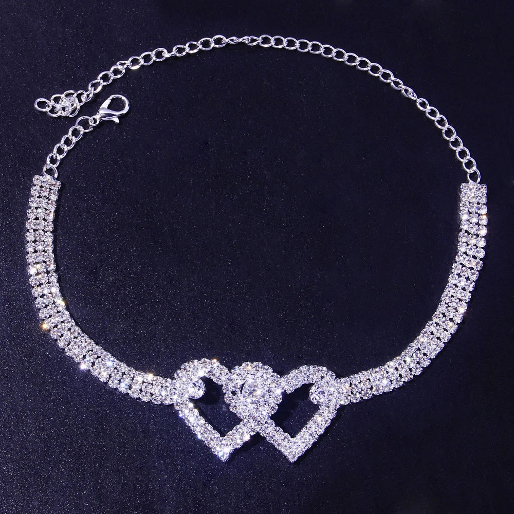 Women's Charm Metal Pearl Anklet Golden Multilayer Foot Chain Bohemia Fashion Rhinestone Ankle Bracelet Beach Jewelry Accessory