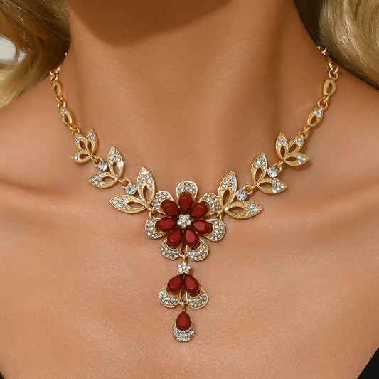 1PC Women's Fashion Flower Design Necklace Jewelry Suitable for Date, Party, Festival Gifts-2174