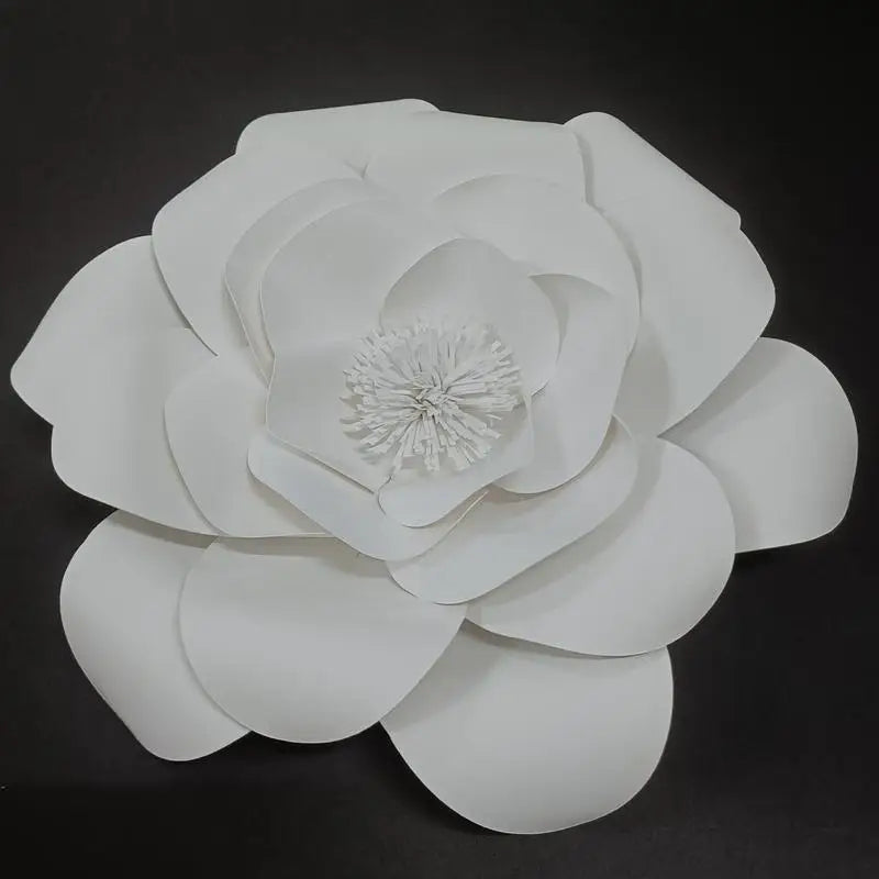 DIY Artificial Giant Paper Flowers For Wedding Backdrops Party Decoration Happy Birthday Table Dessert Crafts Floral Wall Decor
