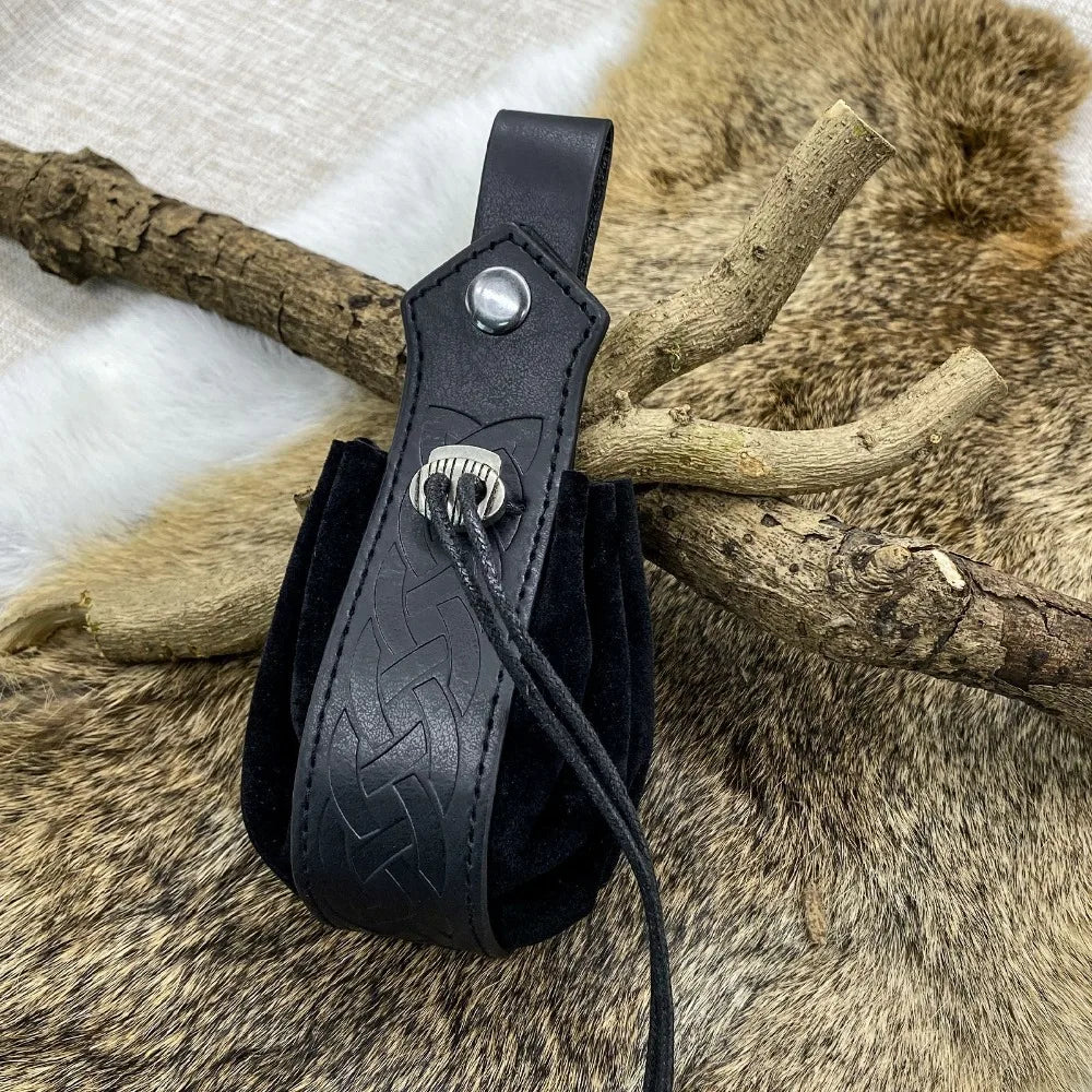 Viking-style Medieval Pouch That Can Be Hung On a Belt, Men's Coin Purse, High-quality Retro Waist Bag, Cool and Handsome Style
