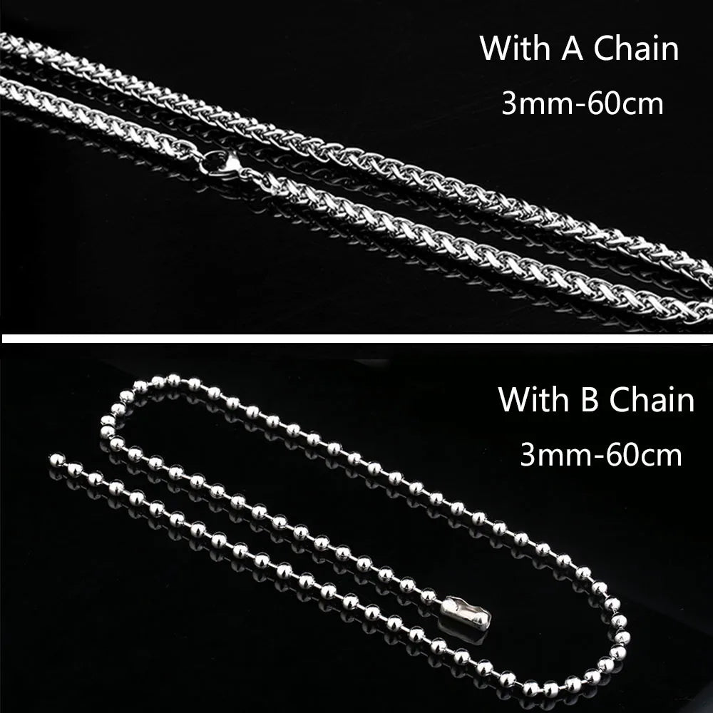 2022 NEW Men's 316L stainless-steel Vintage Norse Viking Amulet Pendant Necklace fashion Jewelry Gift free shipping