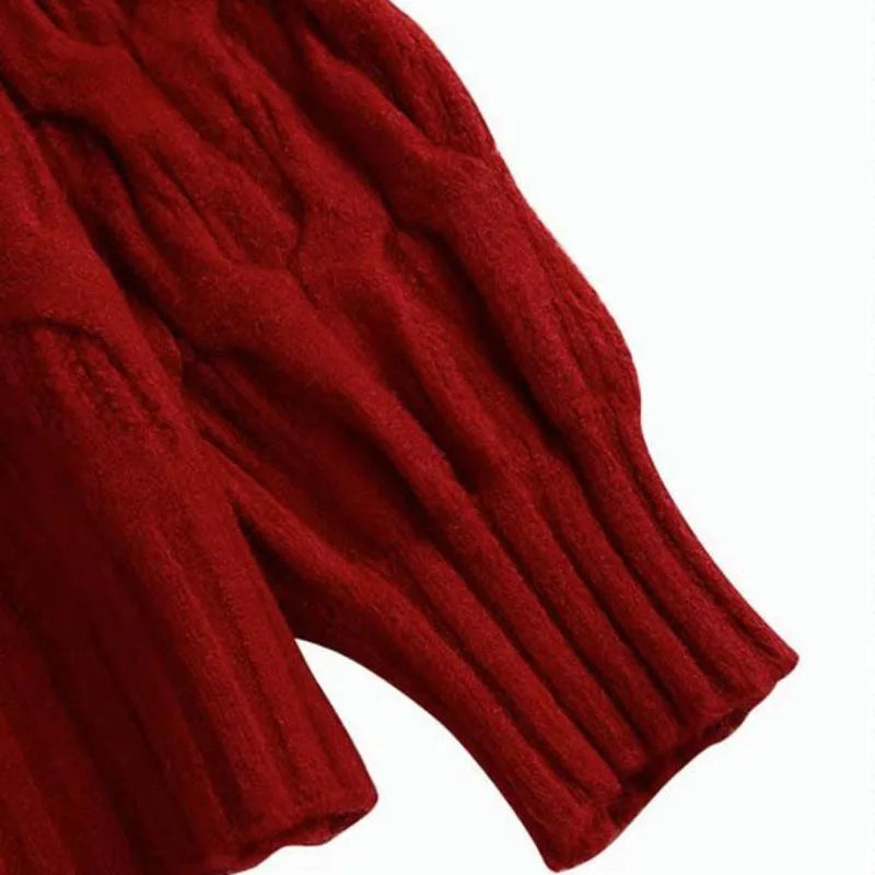 Sueter Mujer 2024 Korean New Sweater Women O Neck Christmas Cartoon Design Knitted Top Cute Fairycore Fashion Pullover CR3335