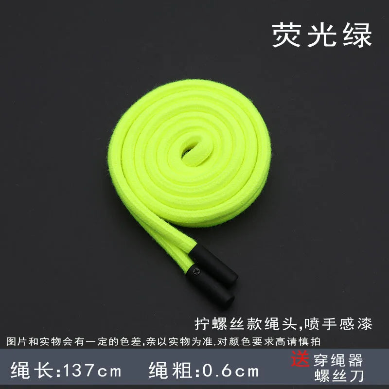 6mm Round Sweater Hat Rope Polyester Cotton Drawstring Men Women Sports Pants Waist Rope Decorative Casual Pants Belt Rope