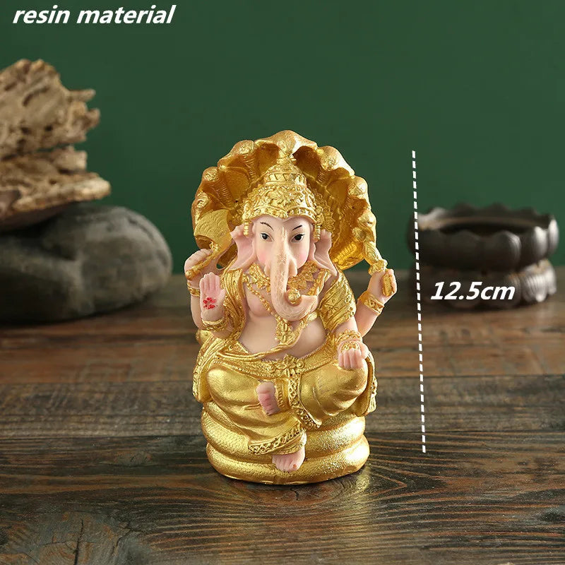 Thailand Buddha Statue Antique Elephant Treasure India Shiva Ornaments Zen Collection Gift Home Table Decoration