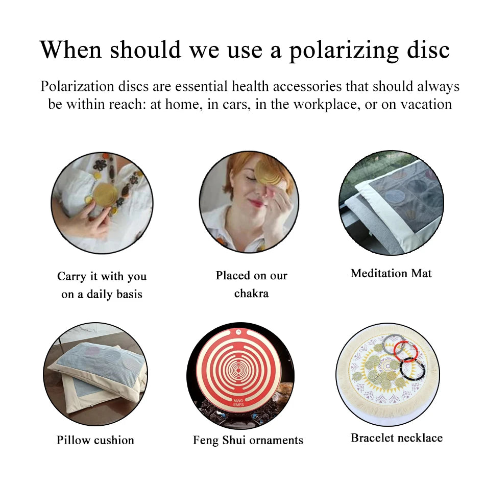 Tesla Polarizing Disk Double Sided Antenna Ornaments Polarization Energy Disk Georges Lakhovsky's Multi Wave Oscillator MWO