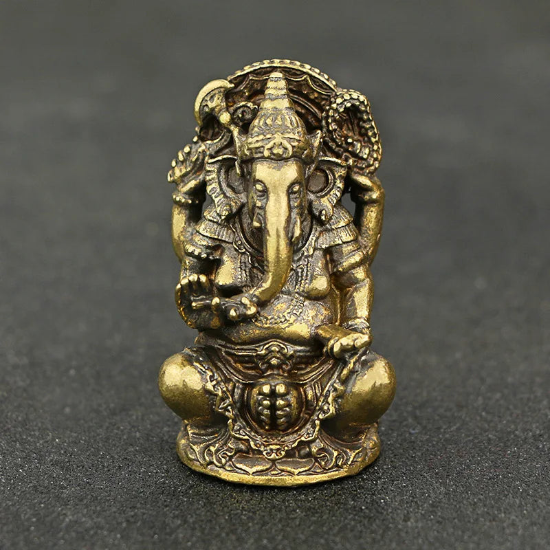 Thailand Buddha Statue Antique Elephant Treasure India Shiva Ornaments Zen Collection Gift Home Table Decoration