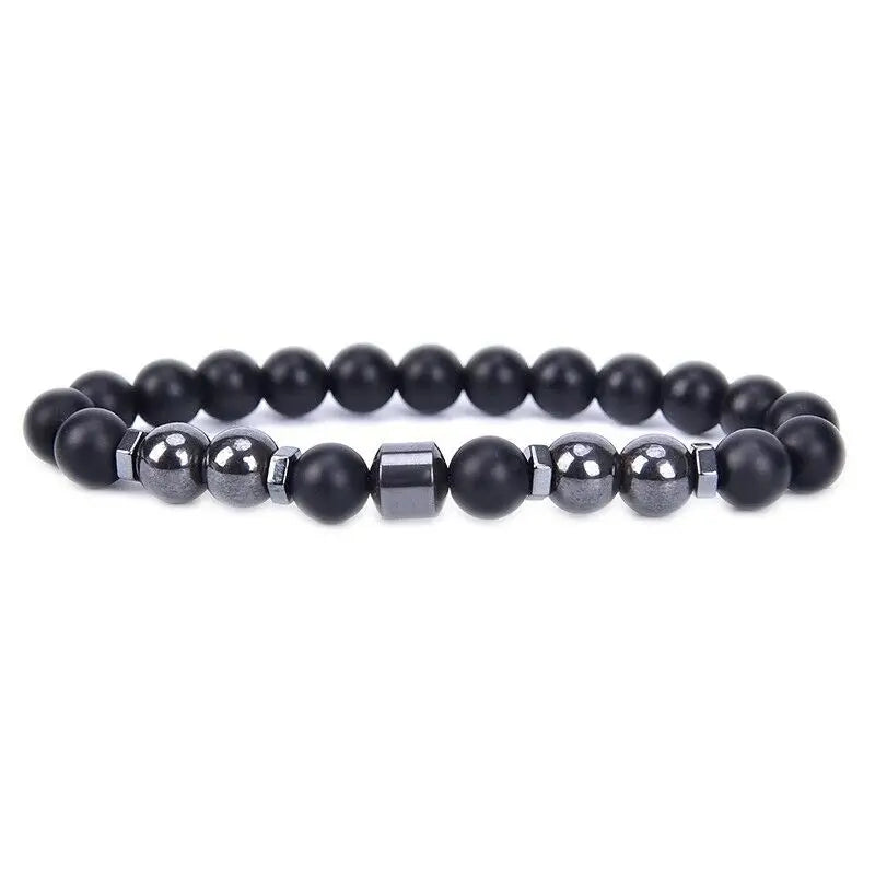 2022 Treatment of Varicose Veins Obsidian Anklet Adjustable Weight Loss Magnetic Therapy Magnet Anklet Bracelet for Mom Dad