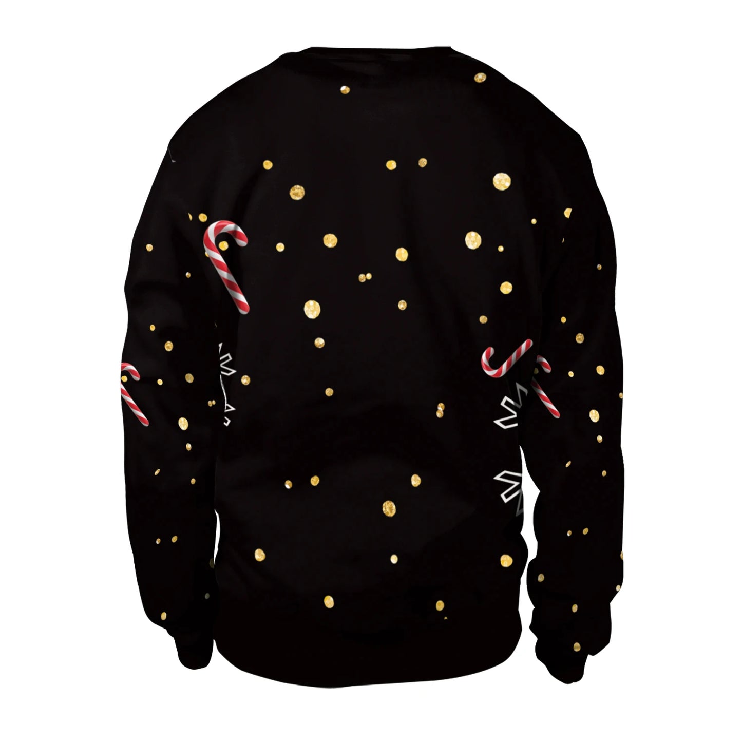 [You're My Secret]Women Autumn Winter Long Sleeve Crew Neck Pullover Tops Christmas Party Santa Claus Printed Casual Sweatshirts