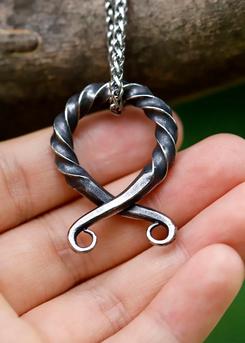 2024 NEW Men's 316L stainless-steel Vintage Odin Norse Viking Amulet Pendant Necklace fashion Jewelry Gift free shipping