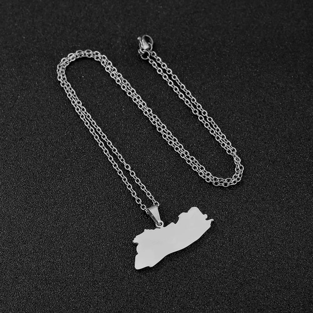 The new stainless steel glossy openwork Salvadoran pendant necklace is a bestseller for men and women on Amazon