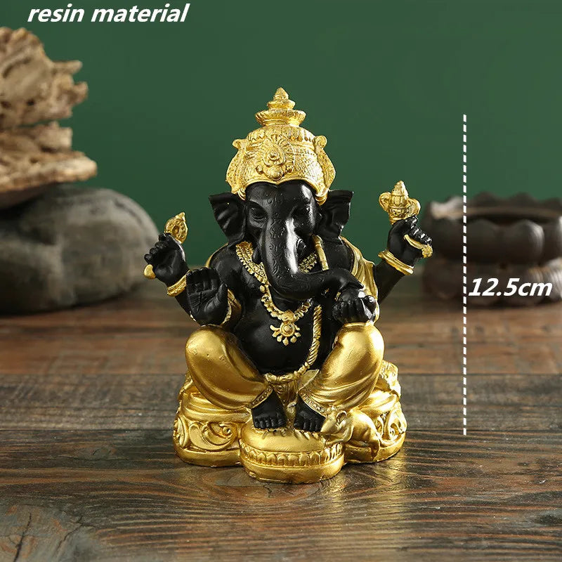 Thailand Buddha Statue Antique Elephant Treasure India Shiva Ornaments Zen Collection Gift Home Table Decoration