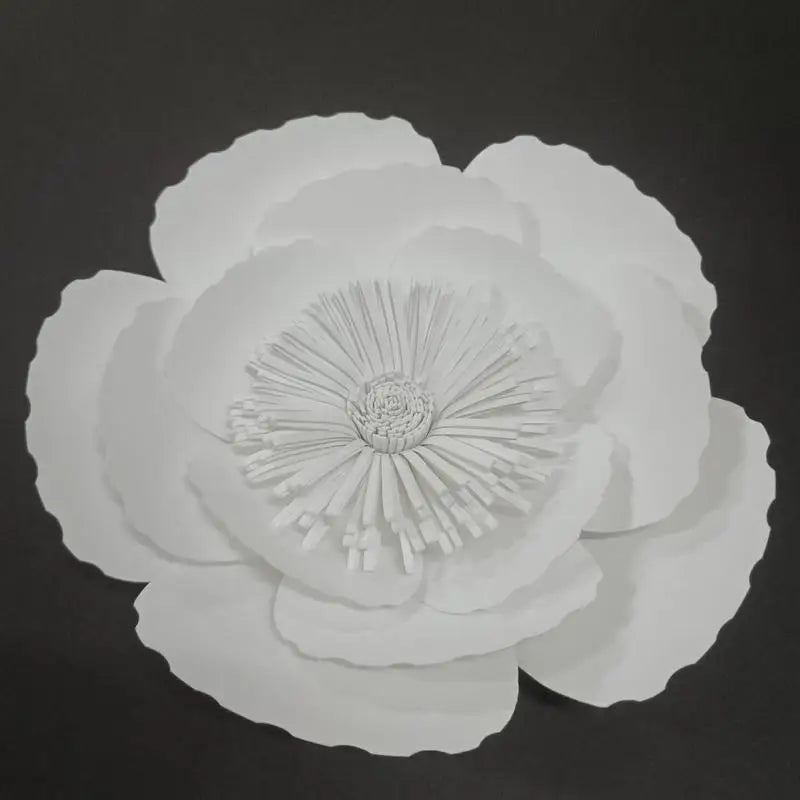 DIY Artificial Giant Paper Flowers For Wedding Backdrops Party Decoration Happy Birthday Table Dessert Crafts Floral Wall Decor