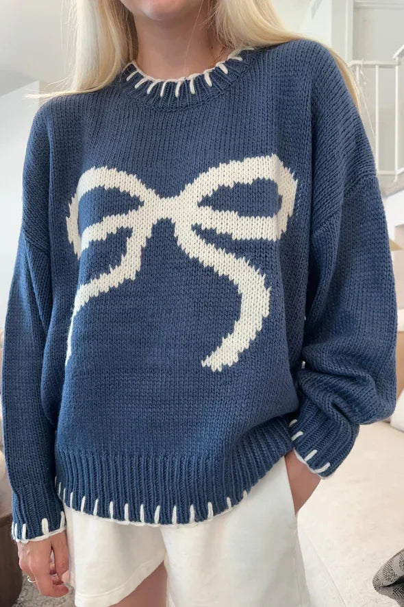 Warm Knitted Sweater Mujer for Women, Perfect for Christmas