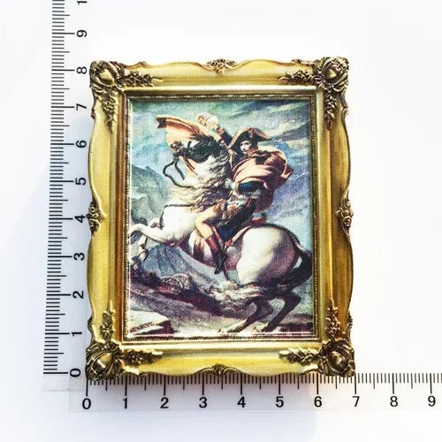 Van Gogh Picasso Oil Painting UV Photo Frame World Famous Paintings 3d Fridge Magnets Home Decoration Collection Gifts