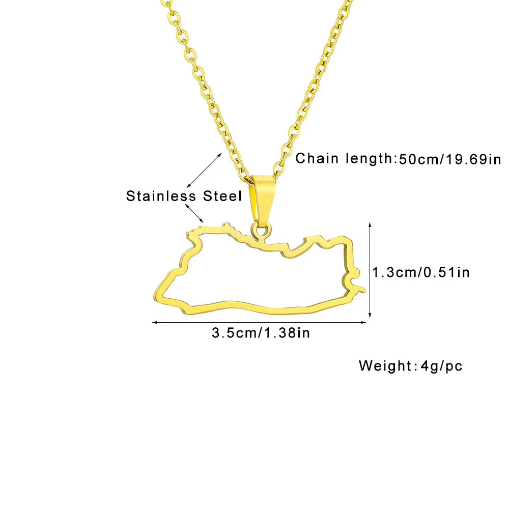 The new stainless steel glossy openwork Salvadoran pendant necklace is a bestseller for men and women on Amazon