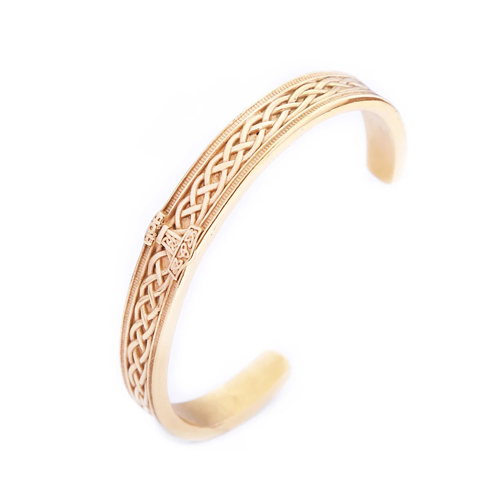 Fashion Retro Nordic Viking Thor's Hammer Bracelet Stainless Steel Open Bracelets Men and Women Punk Amulet Jewelry Wholesale