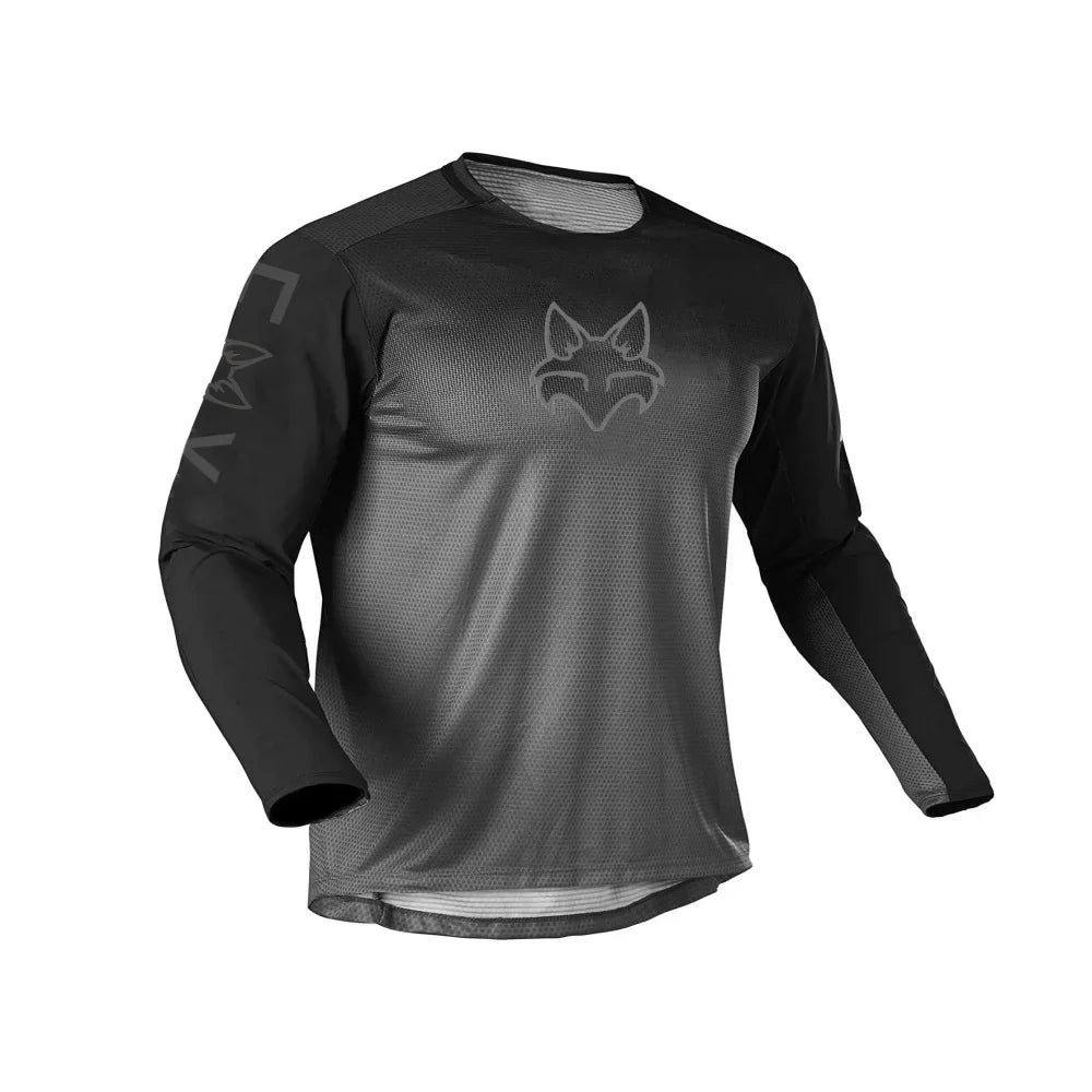 2025 New Men's And Women's Motocross Cycling Shirt Summer Fox Motorcycle Mountain Bike Off Road Motorcycle Long Sleeved Shirt