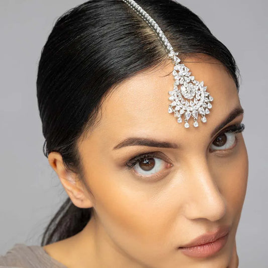Stonefans Bridesmaid Decoration Dress Accessories Gift Jewelry Wedding Fashion 2025 Party Geometric Hair Chain Headband Bridal