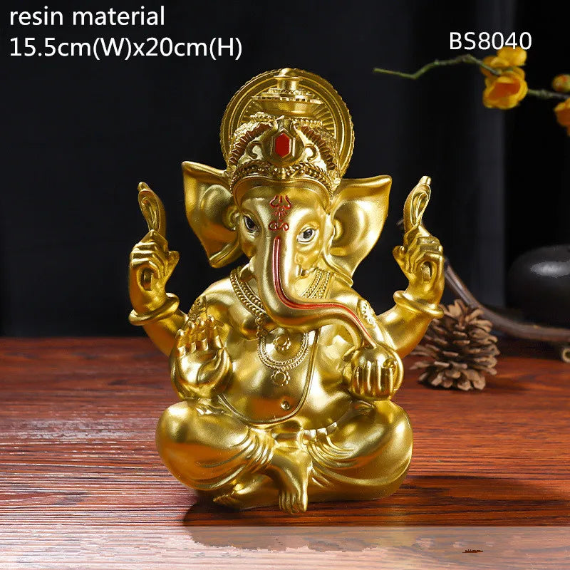 Thailand Buddha Statue Antique Elephant Treasure India Shiva Ornaments Zen Collection Gift Home Table Decoration