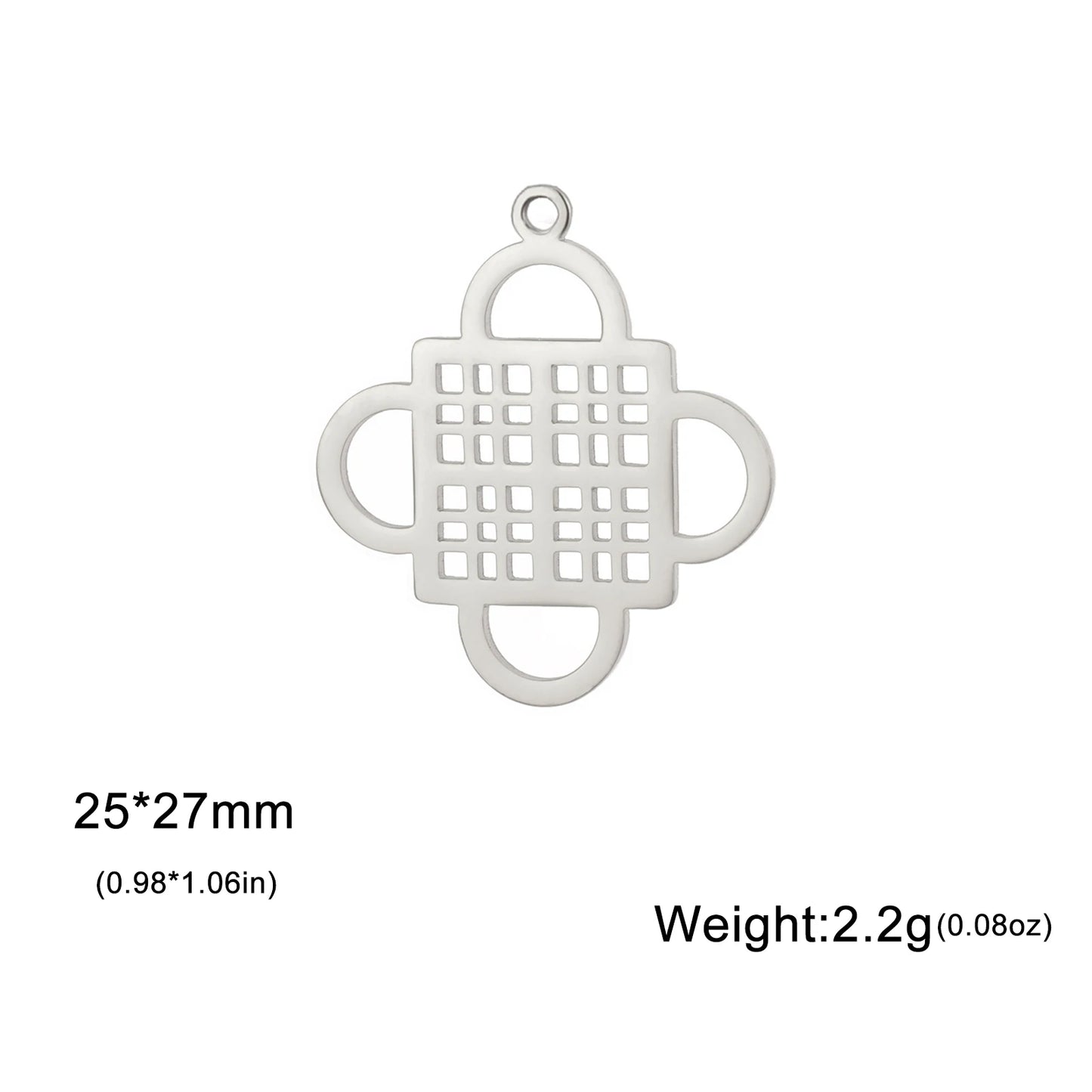 EUEAVAN 1pc Africa Berbers Symbol Map Stainless Steel Pendant for Necklace African Kabyle Berber Jewelry Making Supplies DIY