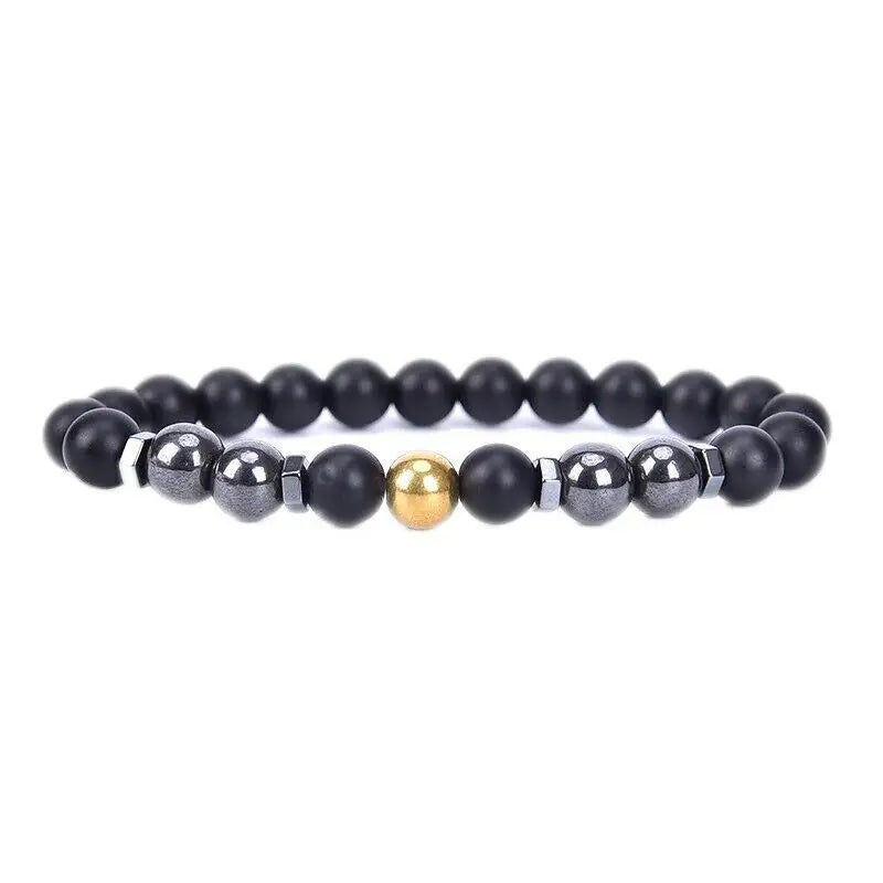 2022 Treatment of Varicose Veins Obsidian Anklet Adjustable Weight Loss Magnetic Therapy Magnet Anklet Bracelet for Mom Dad