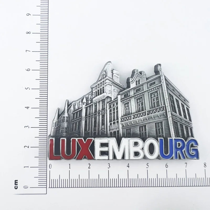World Famous Resorts Fridge Magnets Luxembourg Poland United States Metal Mangetic Stickers Home Decoration Birthday Gifts
