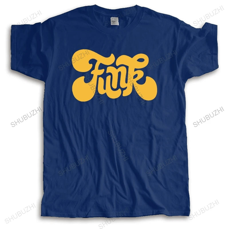 summer t-shirt men brand teeshirt Funk, Cool Music Yellow Quote Men'S Tee -Image By Gyms Fitness Black men t shirt euro size