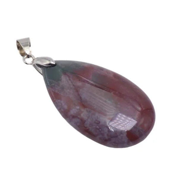 20x35mm Natural Labradorite Tiger's Eye Stone Crystal Howlite Aventurine Lapis Opal Jasper Water Drop Women Men Pendant Bead