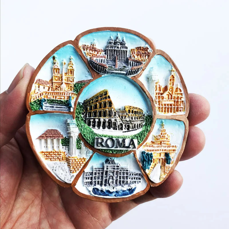 Personal Custom 3D Fridge Magnets Venezia Travel Souvenirs Home Decor Refrigerator Magnets Sticker Italy Venice Fridge Magnets