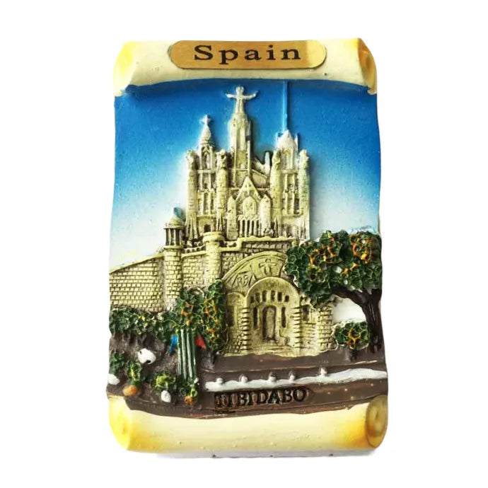 Spain Barcelona Fridge Magnets Tourist Souvenir Decoration Articles Handicraft Magnetic Refrigerator Stickers Collection Gifts