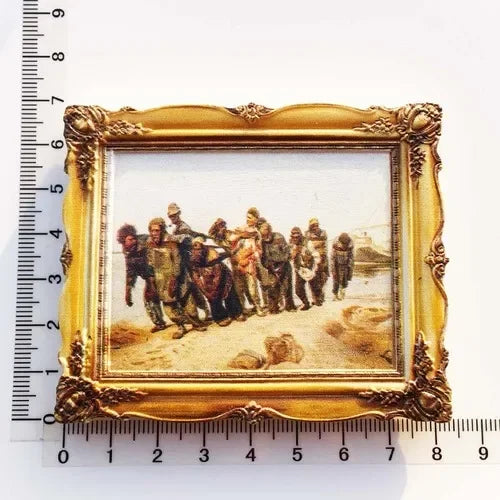 Van Gogh Picasso Oil Painting UV Photo Frame World Famous Paintings 3d Fridge Magnets Home Decoration Collection Gifts