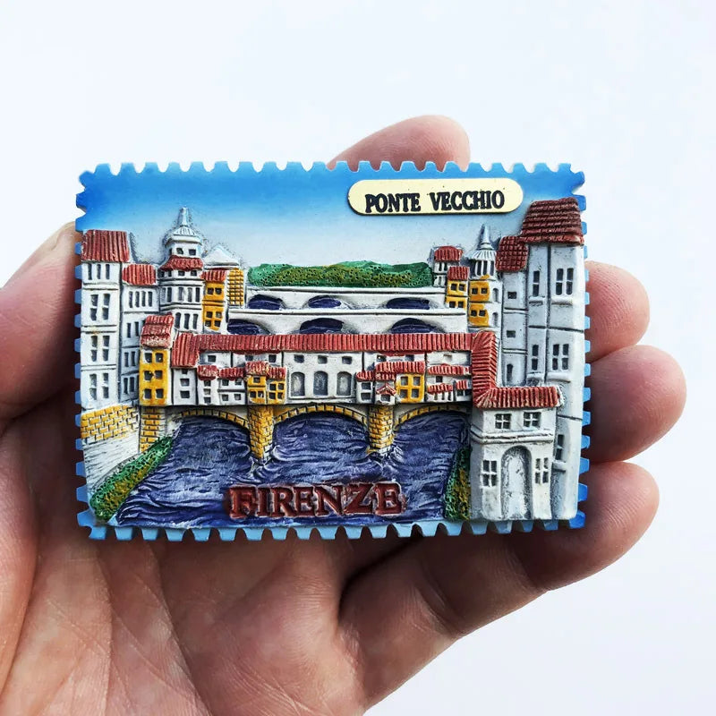 Personal Custom 3D Fridge Magnets Venezia Travel Souvenirs Home Decor Refrigerator Magnets Sticker Italy Venice Fridge Magnets