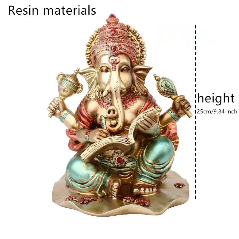 Thailand Buddha Statue Antique Elephant Treasure India Shiva Ornaments Zen Collection Gift Home Table Decoration