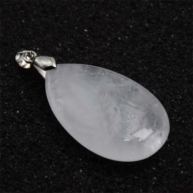 20x35mm Natural Labradorite Tiger's Eye Stone Crystal Howlite Aventurine Lapis Opal Jasper Water Drop Women Men Pendant Bead