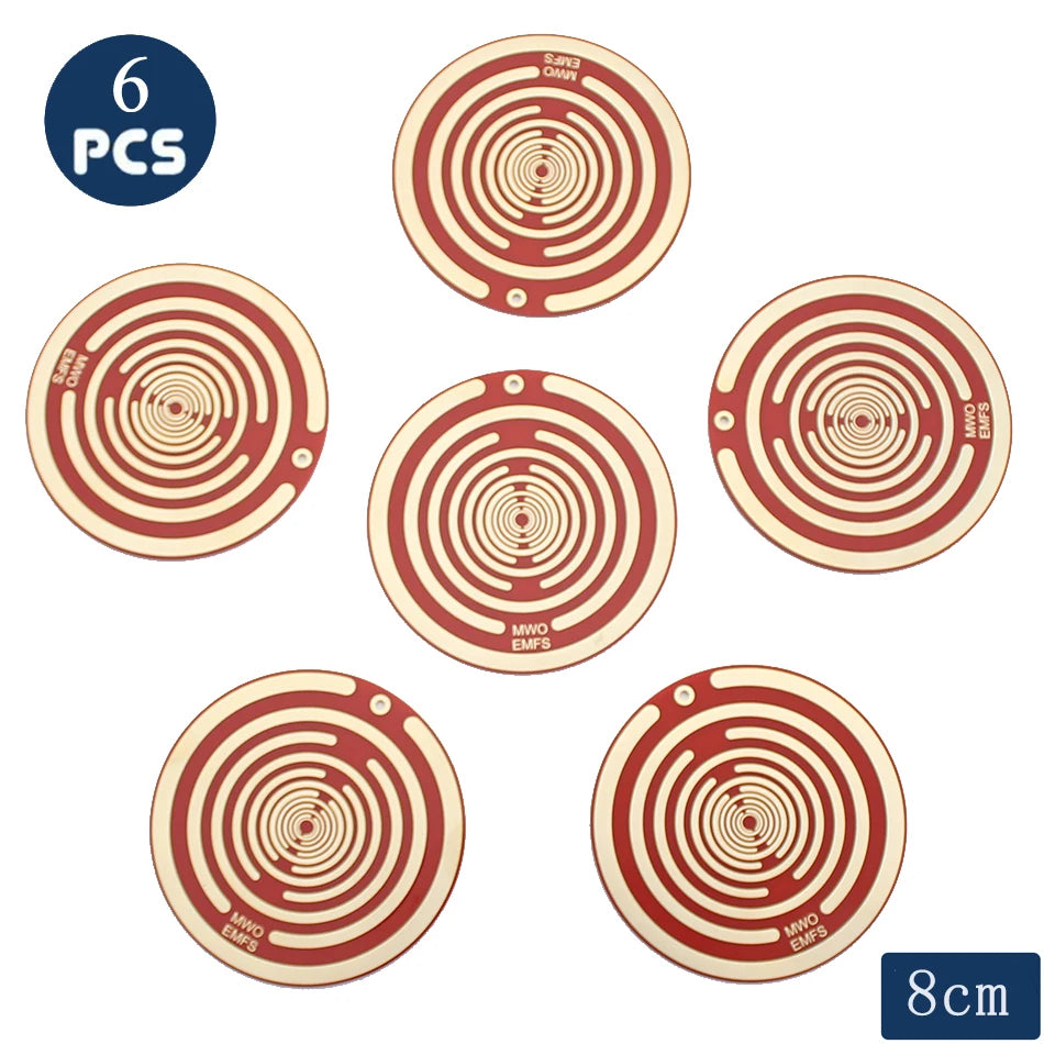 Tesla Polarizing Disk Double Sided Antenna Ornaments Polarization Energy Disk Georges Lakhovsky's Multi Wave Oscillator MWO