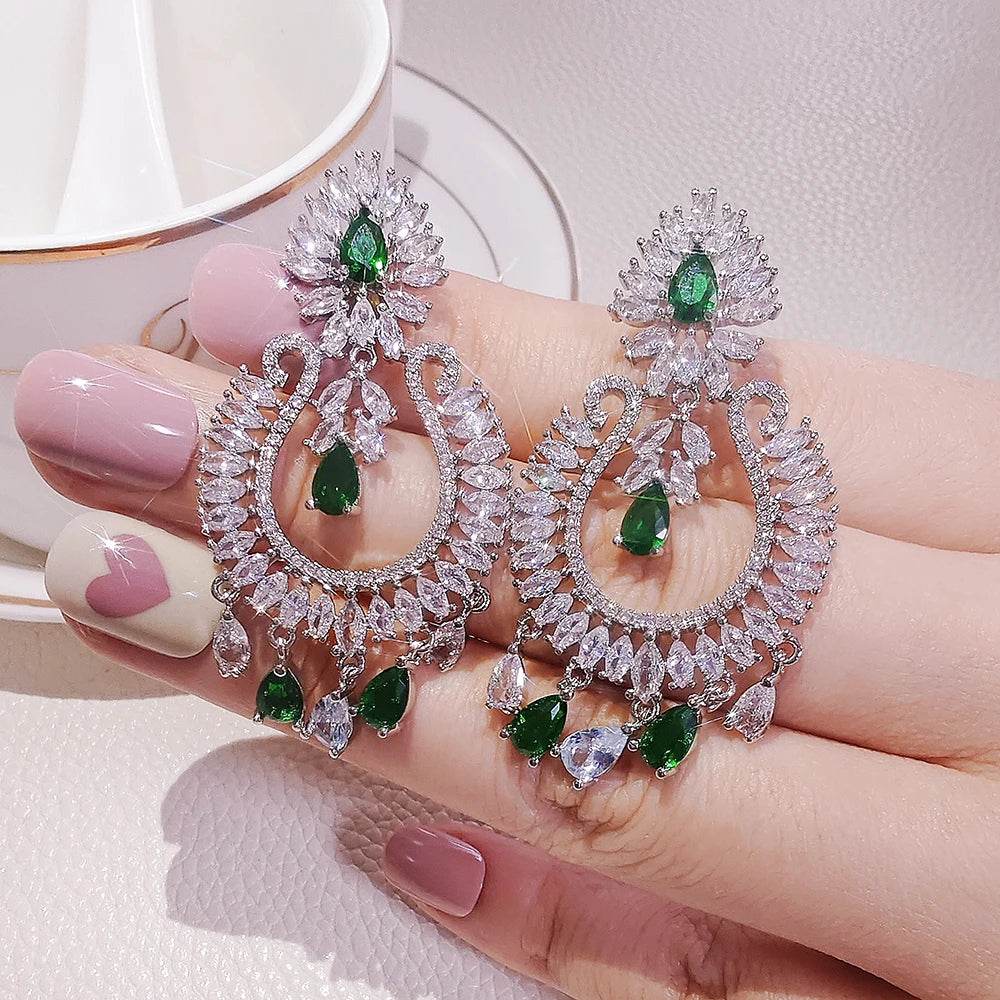 2024 New Luxury Ear Stud Earrings For Women Anniversary Gift Jewelry Drop Shipping e2738