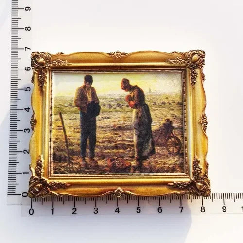 Van Gogh Picasso Oil Painting UV Photo Frame World Famous Paintings 3d Fridge Magnets Home Decoration Collection Gifts