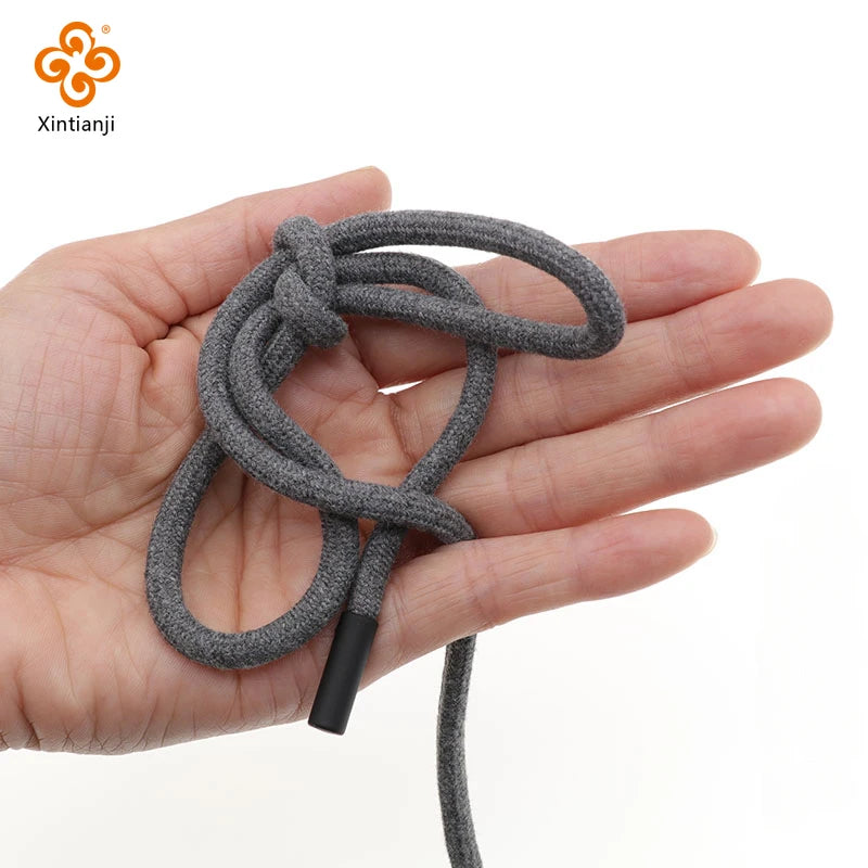 6mm Round Sweater Hat Rope Polyester Cotton Drawstring Men Women Sports Pants Waist Rope Decorative Casual Pants Belt Rope
