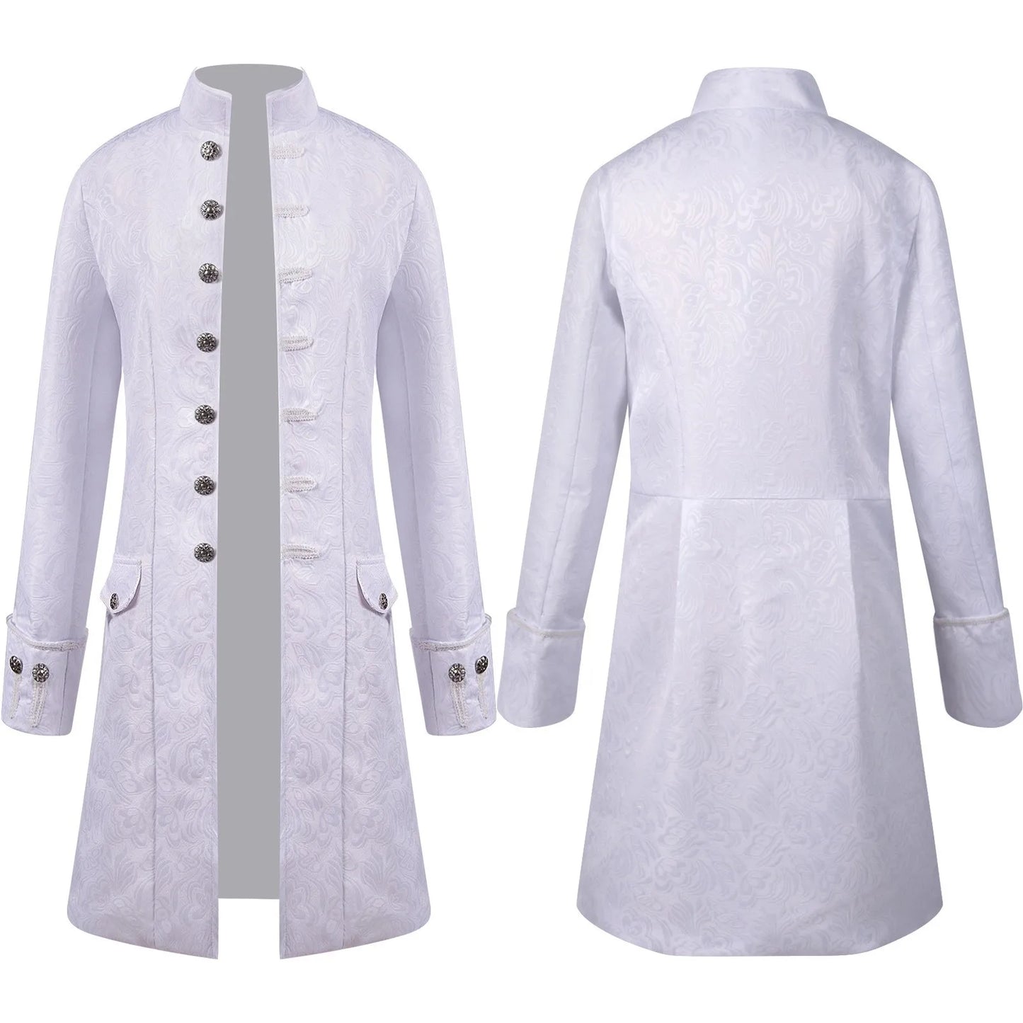2025 New Spanish Medieval Costumes, Solid Color Performance Dress, Europe and USA Prom Play Halloween Costumes Jacquard Jacket