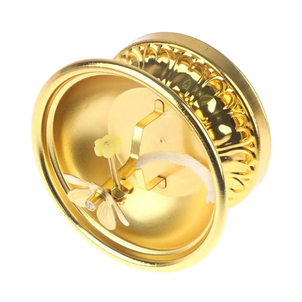 Vintage Anti-slip Alloy Oil Lamp Adjustable Exquisite Butter Lamp Holder High-legged Oil Dish Ornaments Buddha Hall