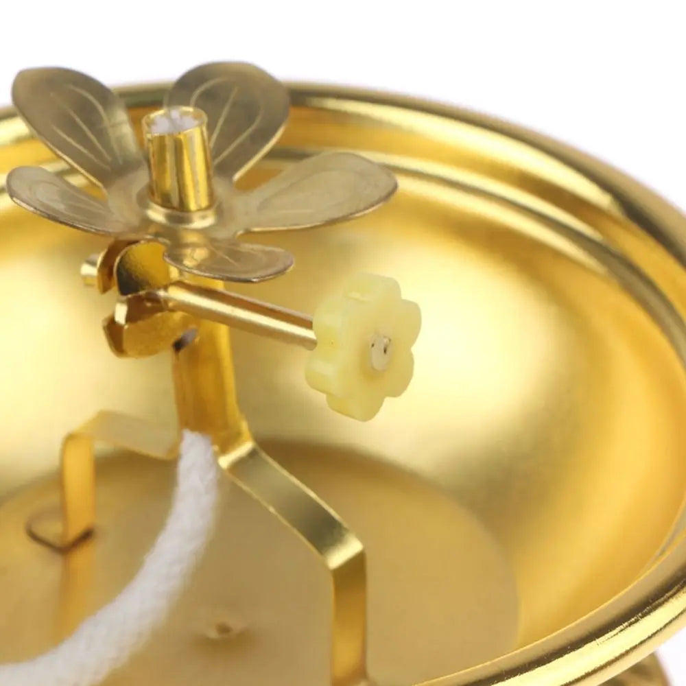 Vintage Anti-slip Alloy Oil Lamp Adjustable Exquisite Butter Lamp Holder High-legged Oil Dish Ornaments Buddha Hall