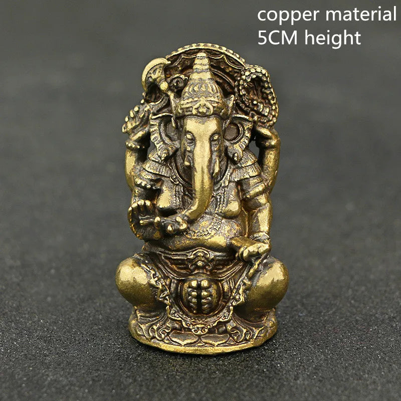 Thailand Buddha Statue Antique Elephant Treasure India Shiva Ornaments Zen Collection Gift Home Table Decoration
