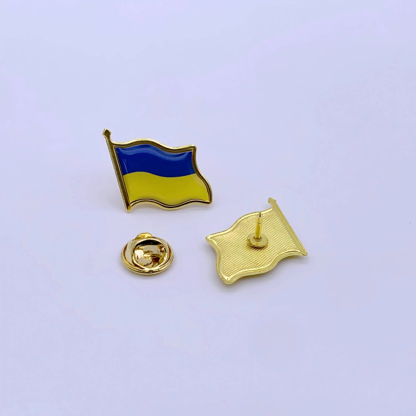 Ukraine Flag Lapel Pins - Bulk Pack Ukraine National Emblem Badges for Jackets Hats Backpacks And Clothes