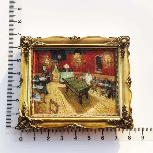Van Gogh Picasso Oil Painting UV Photo Frame World Famous Paintings 3d Fridge Magnets Home Decoration Collection Gifts