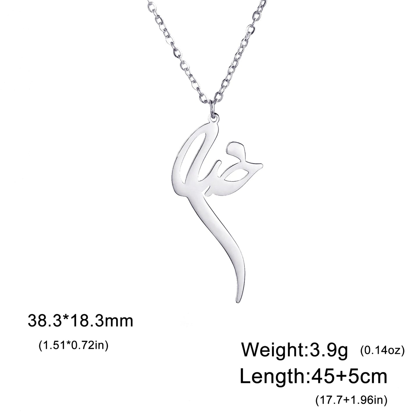 Unift Iranian Persian God Khoda Necklaces for Women Fashion Trendy Islam Allah Jewelry Stainless Steel Pendant Accessories 2025